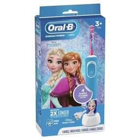 img 4 attached to 👑Электрическая зубная щетка Oral-B для детей - Disney's Frozen Edition для возраста 3 и старше.