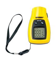 sperry instruments irt100: pocket style infrared thermometer with instant reading and 6:1 distance to spot ratio in black and yellow. logo