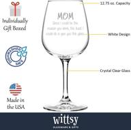 🍷 mom's berry reason to toast - hilarious wine glass gift for mom on christmas - quirky xmas gag presents from daughter, son, kids - trendy birthday ideas for mother - fun and unique novelty gift for her логотип