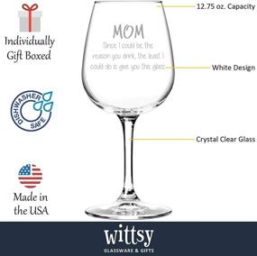 img 4 attached to 🍷 Mom's Berry Reason to Toast - Hilarious Wine Glass Gift for Mom on Christmas - Quirky Xmas Gag Presents from Daughter, Son, Kids - Trendy Birthday Ideas for Mother - Fun and Unique Novelty Gift for Her