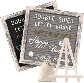 img 4 attached to 💌 Tukuos Letters Cursive Weathered Antique: Add Vintage Charm to Your Décor