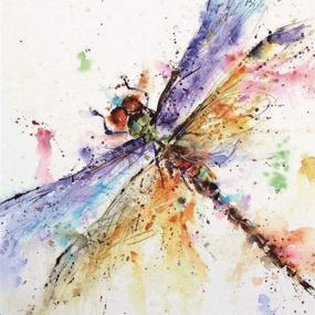 img 4 attached to 🎨 Wowdecor 5D Diamond Painting Kit: Dragonfly Colorful Insect - Full Drill DIY Diamond Art Cross Stitch Paint by Numbers