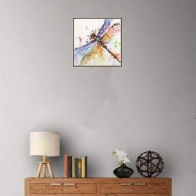 img 2 attached to 🎨 Wowdecor 5D Diamond Painting Kit: Dragonfly Colorful Insect - Full Drill DIY Diamond Art Cross Stitch Paint by Numbers