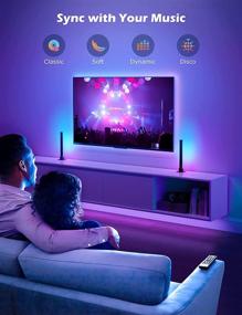 img 1 attached to 🎮 Magiacous Smart RGB Flow Gaming Light Bar - 19 Scene & Music Modes, Bluetooth App Remote Control TV Backlight - Perfect for Gaming Setup, Entertainment, PC, and Room Decoration