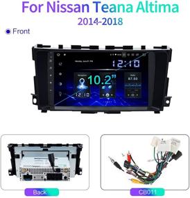 img 3 attached to Dasaita 9 Inch Android Head Unit for Nissan Teana Altima 2014-2018: Bluetooth Car Stereo with Navigation, Carplay, Android Auto, DSP Radio - Enhanced Entertainment on the Move