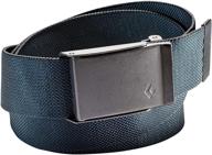 👗 women's accessories: black diamond forge denim belt logo