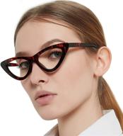 👓 mare azzuro blue light blocking cateye computer reading glasses for women - anti uv eye strain relief and enhanced vision logo