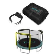 🔒 15ft trampoline safety net with sleeves - compatible with bounce pro/sportspower tr-180n-enc & tr-1563a-comb trampolines (sold at walmart) логотип