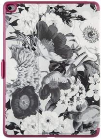 img 3 attached to 📱 Speck Stylefolio Case for iPad Pro 9.7 Inch - Vintage Bouquet Grey/Nickel Grey/Boysenberry Purple (Model: 77233-C175)