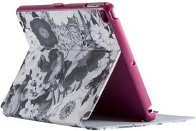 img 2 attached to 📱 Speck Stylefolio Case for iPad Pro 9.7 Inch - Vintage Bouquet Grey/Nickel Grey/Boysenberry Purple (Model: 77233-C175)