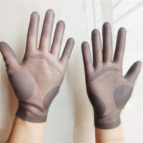 img 2 attached to 🧤 Durable Silicone Gloves for Epoxy Resin Casting Work - Tino Kino Reusable Mitten Nitrile Gloves with Finger Protectors for DIY Craft and Jewelry Making - Hands Protection