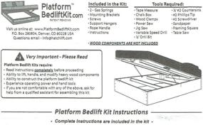 img 3 attached to 🛏️ Queen Size DIY Under Bed Storage Kit with Platform Bedlift - PBLK