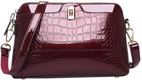 img 1 attached to 👜 Stylish Sherry Handbag: Alligator Shoulder Crossbody, Women's Handbags & Wallets for Totes - Shop Now!