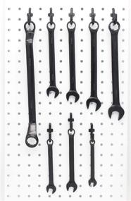 img 2 attached to Pegboard Hooks 200PK Assortment in Sleek Black Finish - Organize and Optimize Your Space!