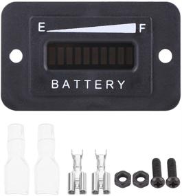 img 4 attached to Digital Battery Indicator Meter BI001 12