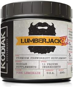 img 4 attached to LUMBERJACKED Pre-Workout Supplement with CarnoSyn by Kodiak Supplements - 30 Servings for Improved Pumps, Strength, Energy, and Concentration - No Crash (Pink Lemonade)