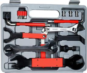 img 1 attached to Dover 77 Bicycle Repair Kit: Complete Bike Tools Set with Storage Box – 44 Pcs All-in-One Maintenance Kit for BMX, Road Bikes, and Mountain Bikes