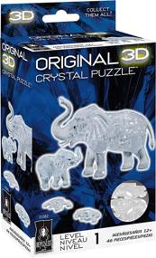 img 1 attached to 🐘 Enhanced 3D Elephant Crystal Puzzle