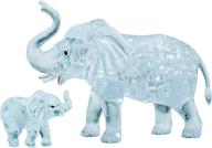 🐘 enhanced 3d elephant crystal puzzle logo