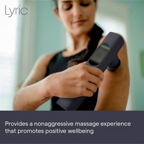 img 1 attached to 🔥 The Lyric Therapeutic Massager: Rhythm Therapy for Muscle Pain Relief & Relaxation | Compact, Lightweight & Wi-Fi-Enabled | Works with Android/iOS Smartphones | Slate