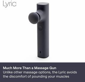 img 4 attached to 🔥 The Lyric Therapeutic Massager: Rhythm Therapy for Muscle Pain Relief & Relaxation | Compact, Lightweight & Wi-Fi-Enabled | Works with Android/iOS Smartphones | Slate