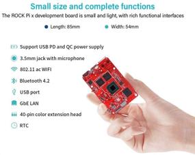 img 1 attached to 💪 Enhanced Performance with Youyeetoo Rock PI X Model B Win10 Intel Atom x5-Z8301 Single Board Computer