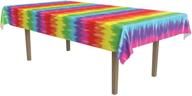 🎉 tie-dyed tablecover party accessory (1 count) (1/pkg) - seo-optimized product name logo