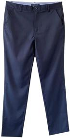 img 4 attached to Tommy Hilfiger Performance Breathable Uniform Boys' Pants: A Finely Crafted Clothing Choice