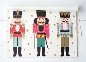 img 4 attached to Hester Cook Paper Placemat Nutcrackers