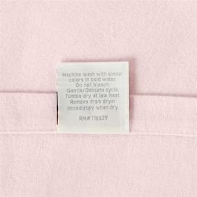 img 2 attached to 🛏️ Cozy Queen-size Pointehaven Flannel Deep Pocket Set with Oversized Flat Sheet in Rose Quartz