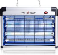 🪰 phosooy indoor bug zapper - aluminium mosquito killer with powerful 20w lamps and 2800v grid - plug-in hanging insect trap for mosquito, moth, fly - effective indoor use logo
