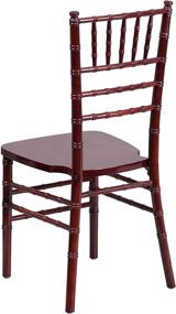 img 1 attached to 🪑 HERCULES Series Mahogany Wood Chiavari Chair by Flash Furniture - 2 Pack