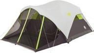 🏕️ 6-person white coleman steel creek fast pitch dome tent with screen room, 10' x 9' логотип