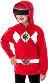 img 4 attached to Power Rangers Tyrannosaurus Full Zip Dress Up & Pretend Play: Unleash Your Inner Hero!