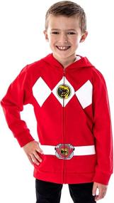 img 3 attached to Power Rangers Tyrannosaurus Full Zip Dress Up & Pretend Play: Unleash Your Inner Hero!