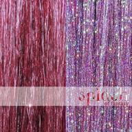 shiny sparkle tinsel strands charm logo