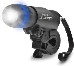 img 4 attached to 🚴 Introducing the Aduro Bike Headlight Bicycle Light: 40X Brighter LED Bike Lights, Portable & Adjustable, Doubles as Flashlight!