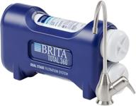 blue brita total360 💧 brdtss dual-stage water filtration system logo