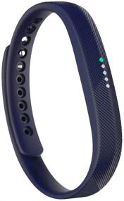 img 2 attached to 🌟 Запястье Регулируемая замена браслета для Fitbit Flex 2 Фитнес-трекера - идеально подходит для мужчин и женщин, совместимая с Fitbit Flex 2 Умные часы (Маленький/Большой, Без трекера)