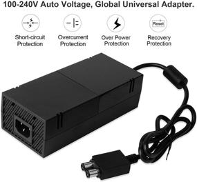 img 2 attached to ⚡ Ultimate Power Solution for Xbox One: AC Adapter Replacement Charger with Cable and 100-240V Power Brick