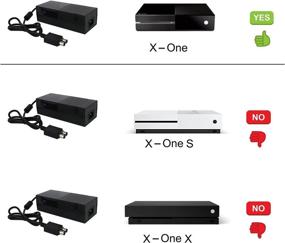 img 1 attached to ⚡ Ultimate Power Solution for Xbox One: AC Adapter Replacement Charger with Cable and 100-240V Power Brick