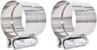 stainless steel joint exhaust clamp logo