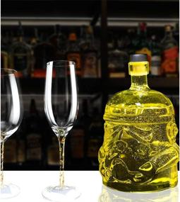 img 2 attached to 🥃 Refined Elegance: Whiskey Decanter Transparent Carafe Bourbon for the Discerning Connoisseur