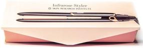 img 1 attached to 🔥 Infrarose Styler Flat Iron: Achieve Perfectly Straight Hair with One Pass - Tourmaline and Ceramic Plates - Harness the Power of Infrared Light Therapy - Adjustable Temperature by Skin Research Institute