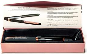 img 2 attached to 🔥 Infrarose Styler Flat Iron: Achieve Perfectly Straight Hair with One Pass - Tourmaline and Ceramic Plates - Harness the Power of Infrared Light Therapy - Adjustable Temperature by Skin Research Institute