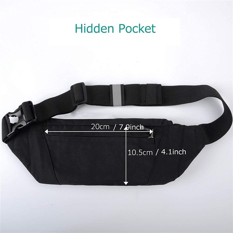 Fanny pack with hot sale hidden pocket