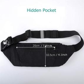 img 1 attached to EOTW Fanny Pack Slim Waist Bag - Ideal Travel Accessory for iPhone 11 Pro Max, Galaxy Note10+ and More