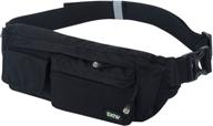 eotw fanny pack slim waist bag - ideal travel accessory for iphone 11 pro max, galaxy note10+ and more logo