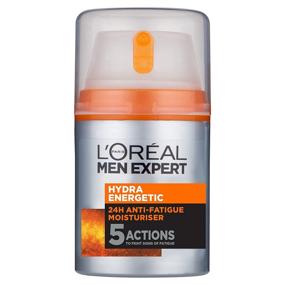 img 4 attached to L'Oreal Men Expert Hydra Energetic Daily Anti-Fatigue Moisturizing Lotion: Energize and Hydrate Your Skin!