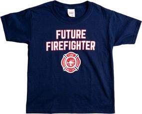 img 4 attached to Future Firefighter Fighter Badge T Shirt